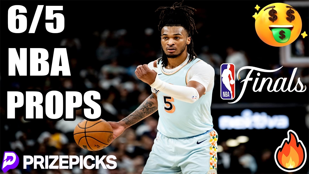 ПРОГНОЗЫ НА ИГРОКОВ NBA И ЛУЧШИЕ СТАВКИ | ПЯТНИЦА 05.06.26 | PRIZEPICKS | ФИНАЛ NBA ИГРА 2 | KNIC...
