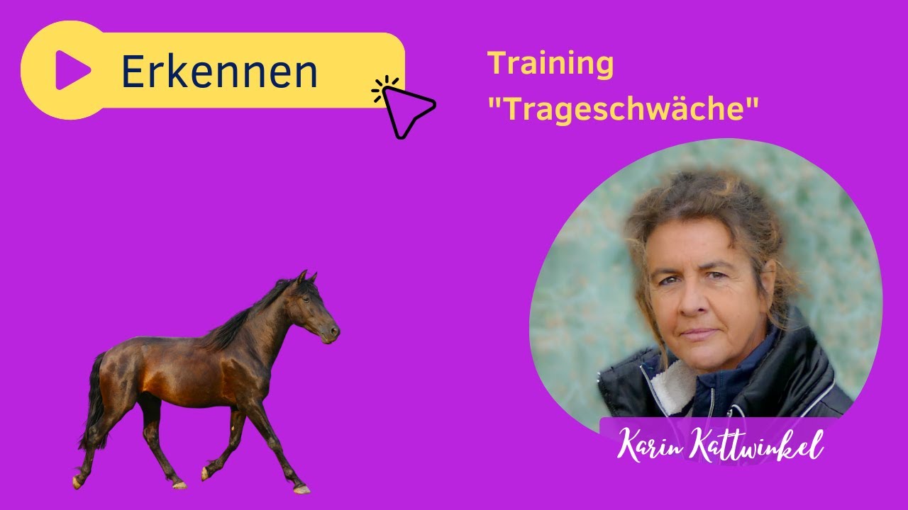 TRAGESCHWÄCHE erkennen | TRAINING | Karin Kattwinkel