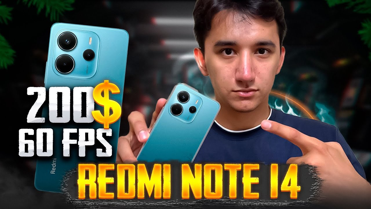 REDMI NOTE 14 NARXI 200$ va O'Z NARXIGA ARZIYDIIMI? TEST