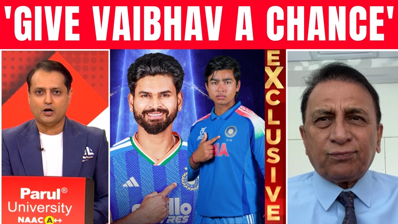 Gavaskar: Sooryavanshi rewarded for performance, Shreyas right choice for India T20I captaincy