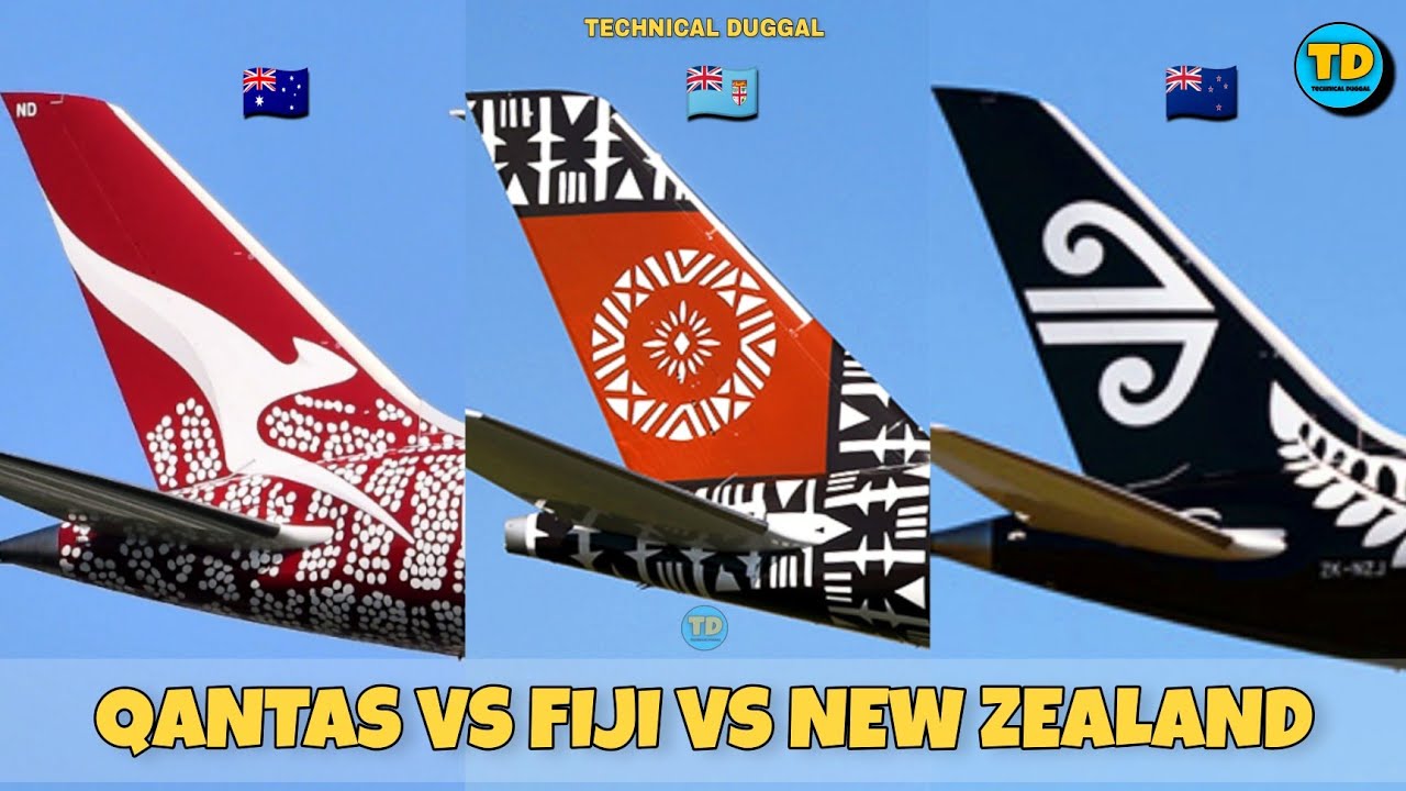Qantas Vs Fiji Airways Vs Air New Zealand Comparison 2022! 🇦🇺 Vs 🇫🇯 Vs 🇳🇿