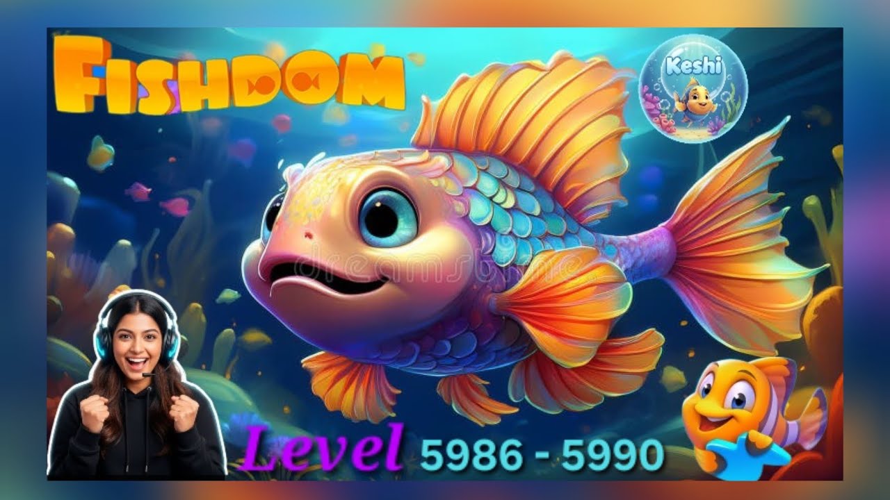 FISH DOM | Level 5986 to 5990 | Gaming_With_Keshi 🐬🦭