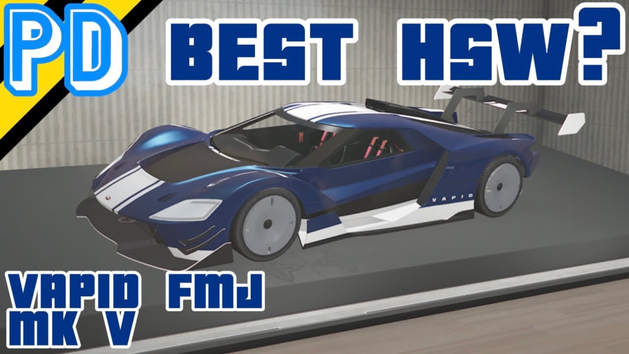 This may be the BEST HSW car… (GTA Online Vapid FMJ MK V)