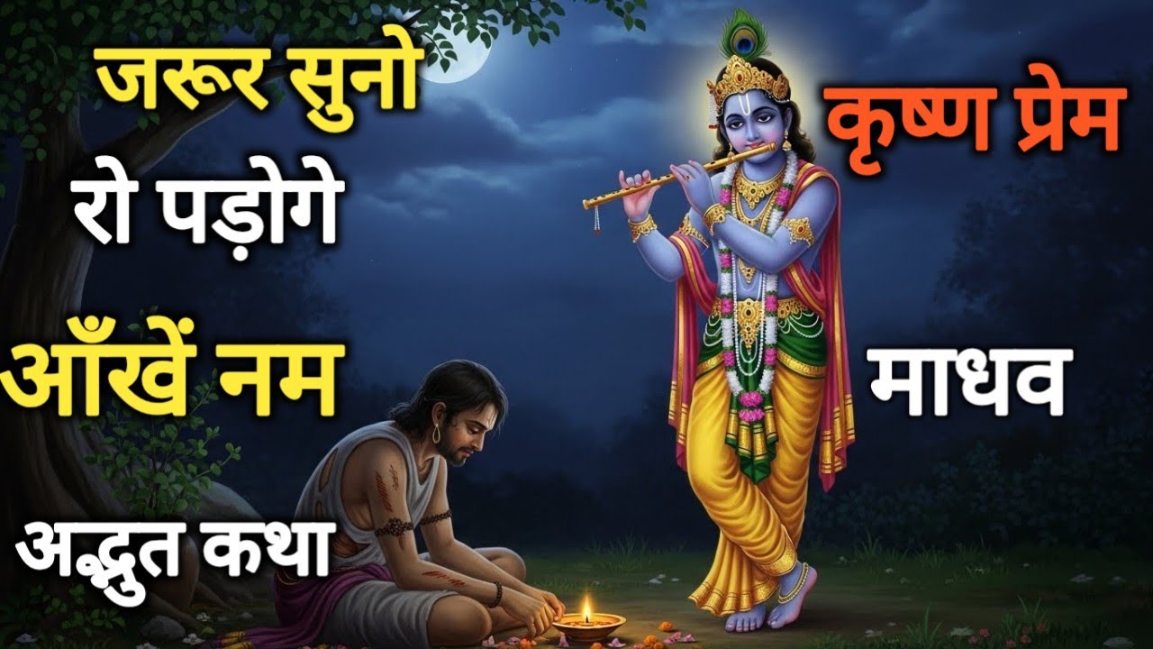 भक्ति माधव दास की यह श्री कृष्ण कथा जरूर सुनें 🙏 | अंत तक सुनोगे तो रो पड़ोगे