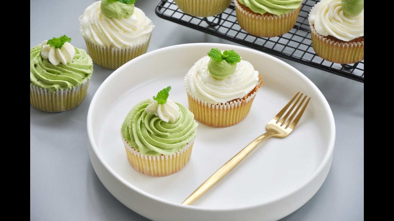 Matcha Cupcakes 小清新～抹茶杯子蛋糕 Freesiaa Made 第108集