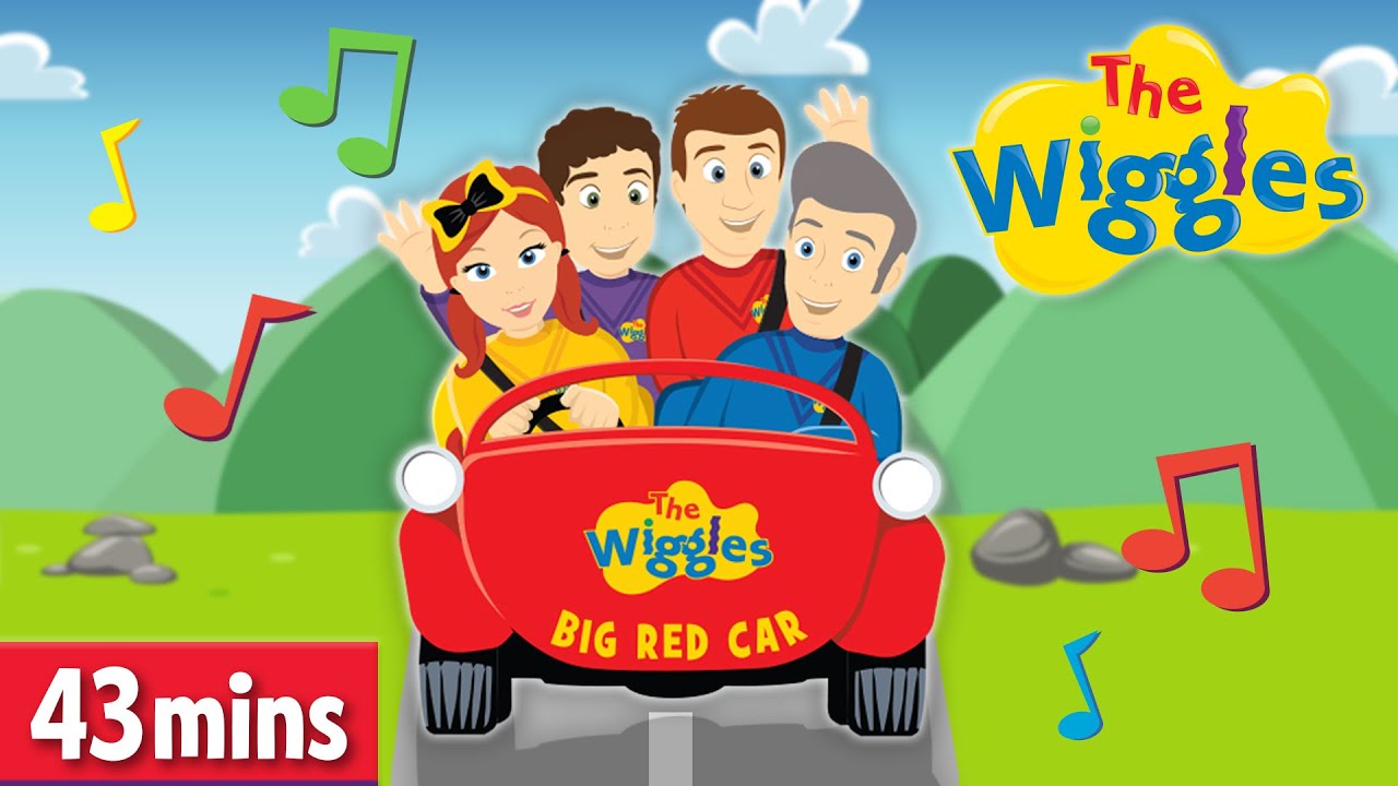 The Wiggles - Big Red Car 🚗 Wheels On The Bus 🚌  Nursery Rhymes for Preschool