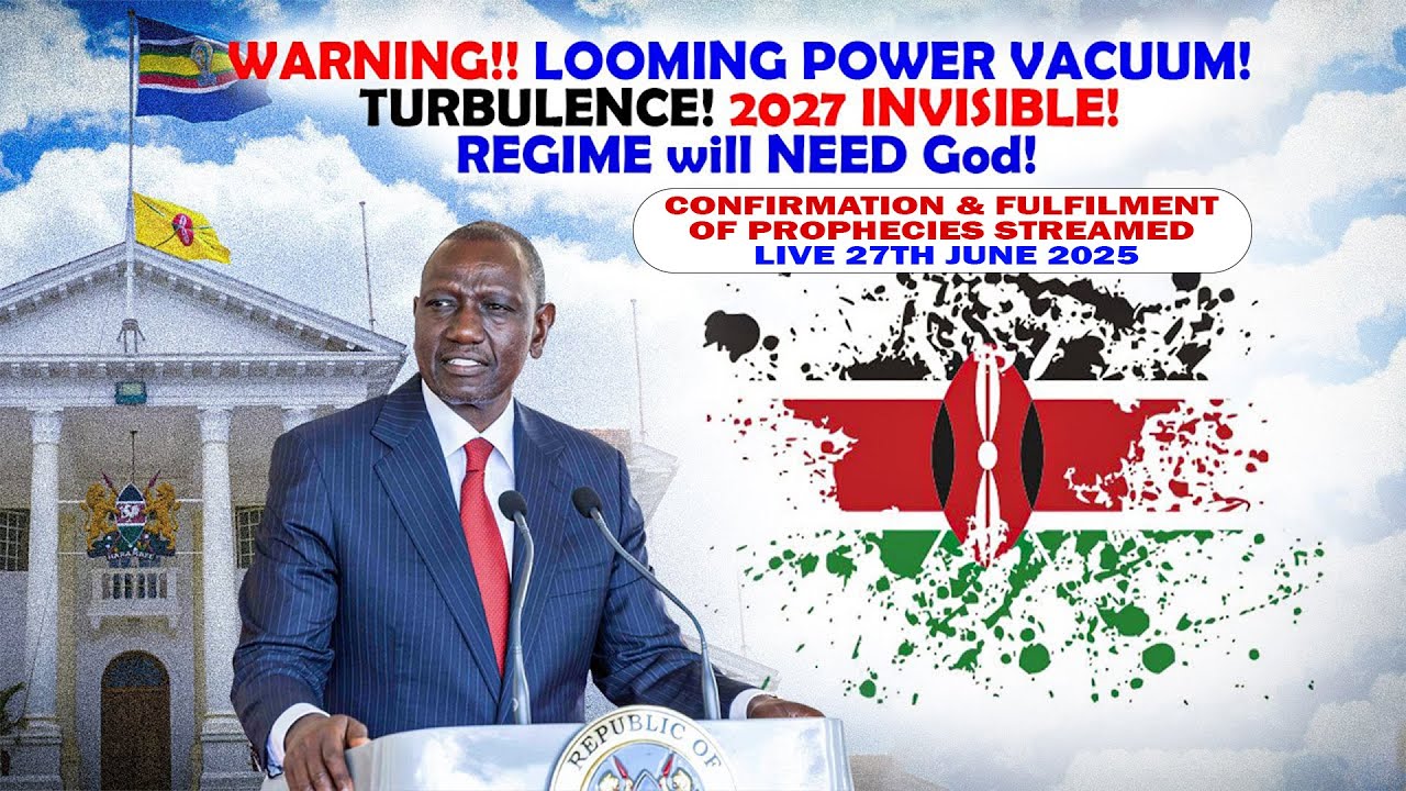 WARNING!! LOOMING POWER VACUUM! TURBULENCE! 2027 INVISIBLE! REGIME will NEED God!