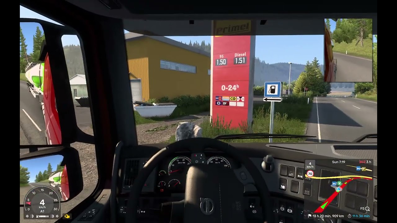 Transporting Oil Tanker in ETS2 🚛 | Long Haul Delivery | No Commentary
