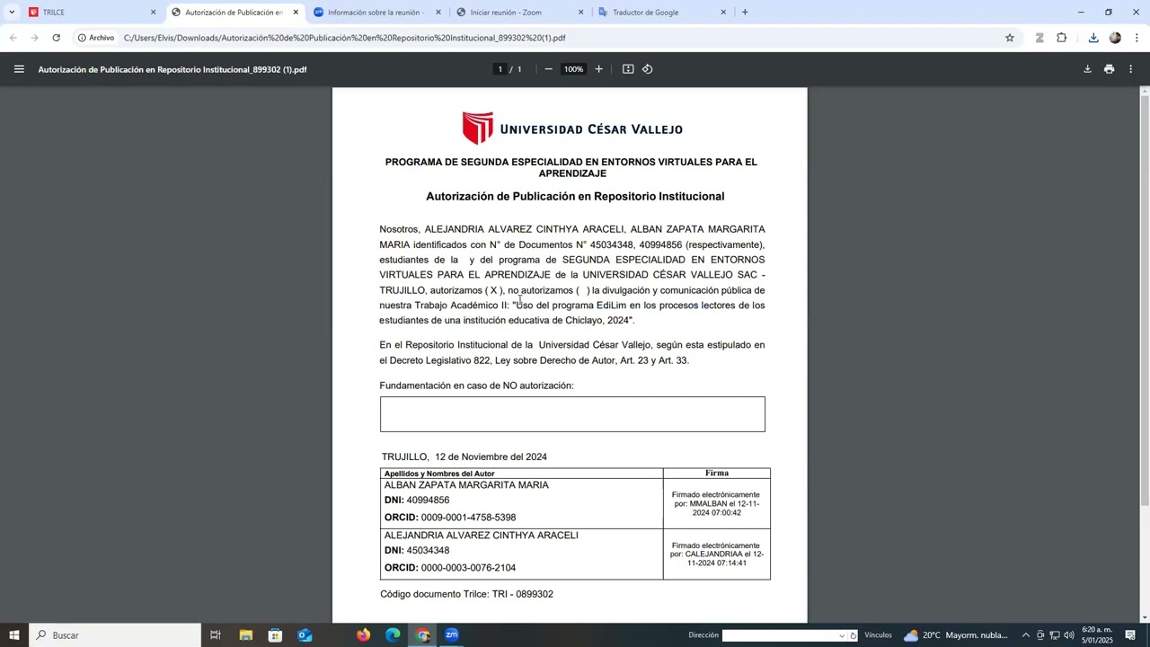 SOLICITUD DE URL