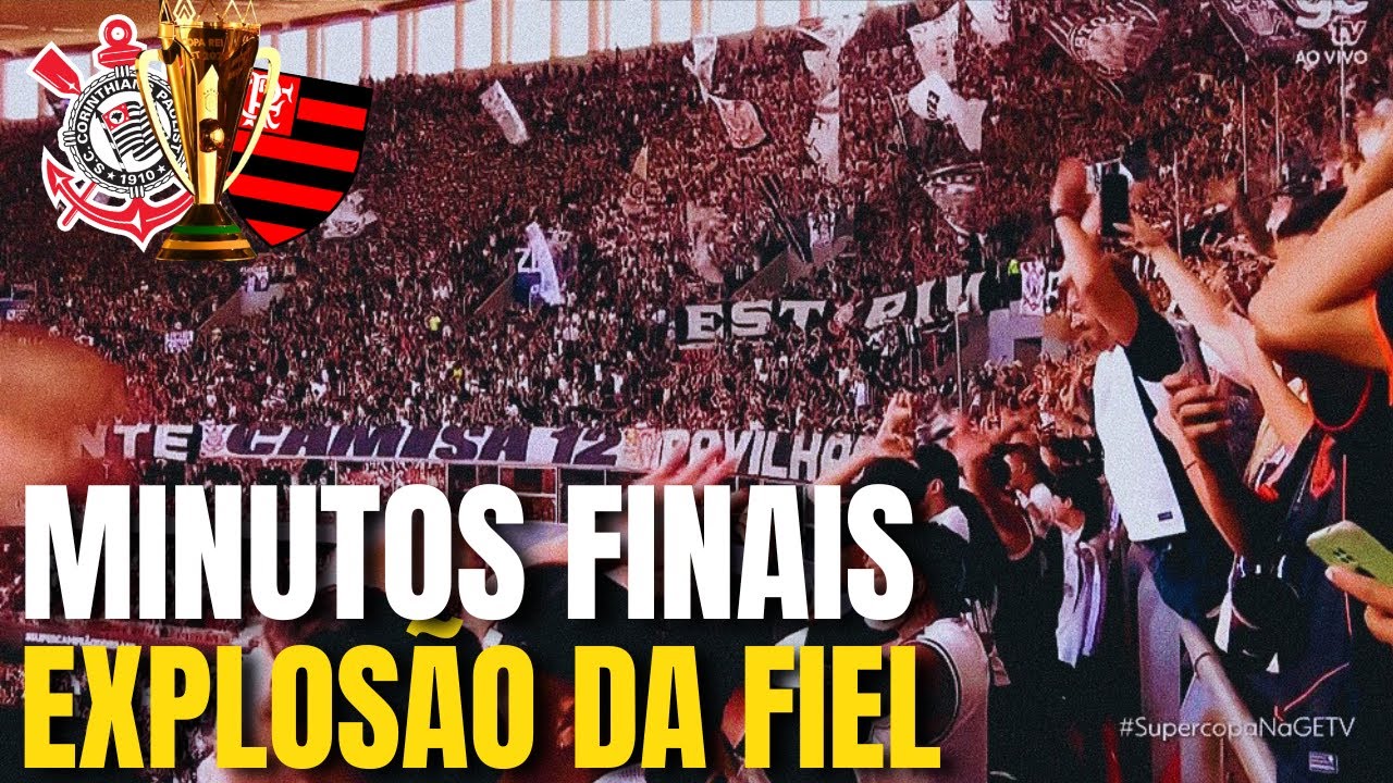 MINUTOS FINAIS INSANOS! GOLAÇO DE YURI, VAR EM AÇÃO E A EXPLOSÃO DA FIEL COM O TÍTULO DA SUPERCOPA