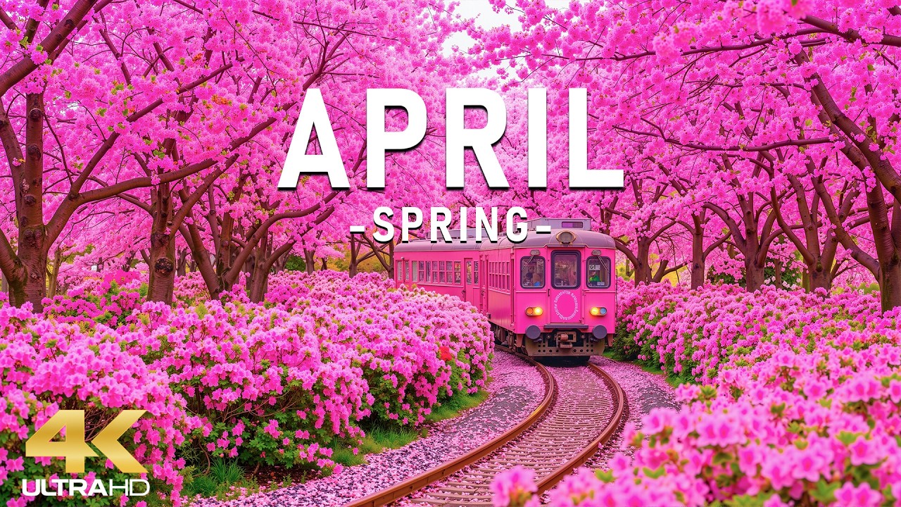Everything Changes in Spring 🌸 Cherry Blossoms, Tulip Fields and Blooming Gardens in 4K