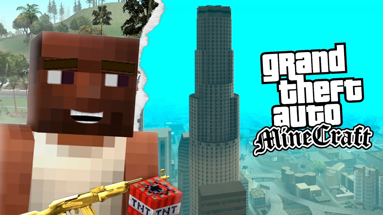 JUEGO GTA San Andreas pero en MINECRAFT!