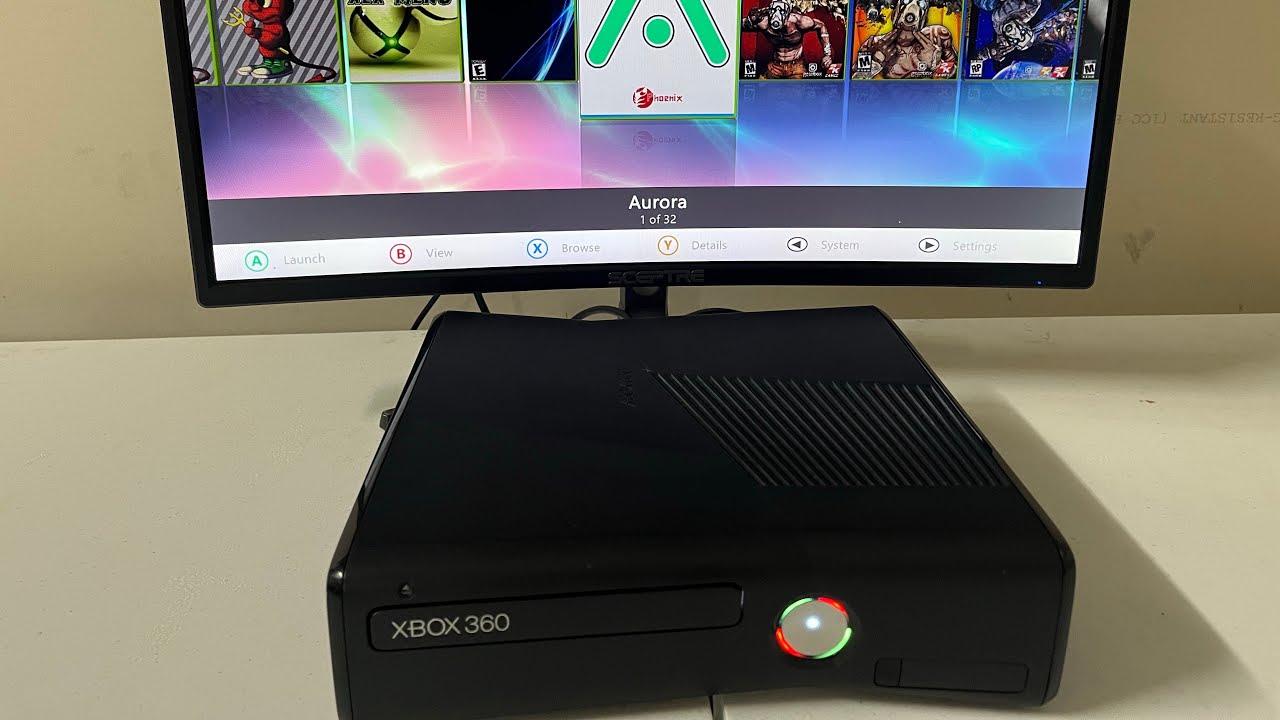 Xbox 360 Slim Corona 4GB RGH 3 + 250gb HDD (Sold)