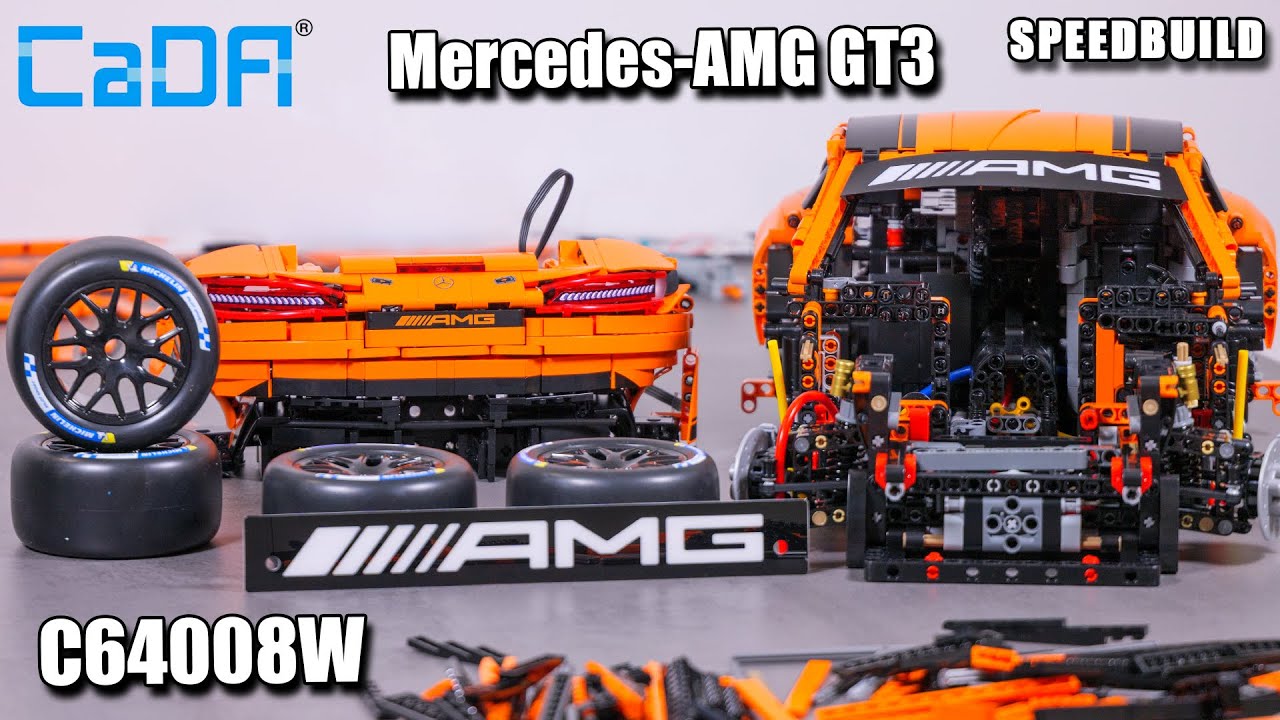 CaDA 1:8 Mercedes AMG GT3 Speedbuild | Cada C64008W Timelapse | 1:8 Sport Car