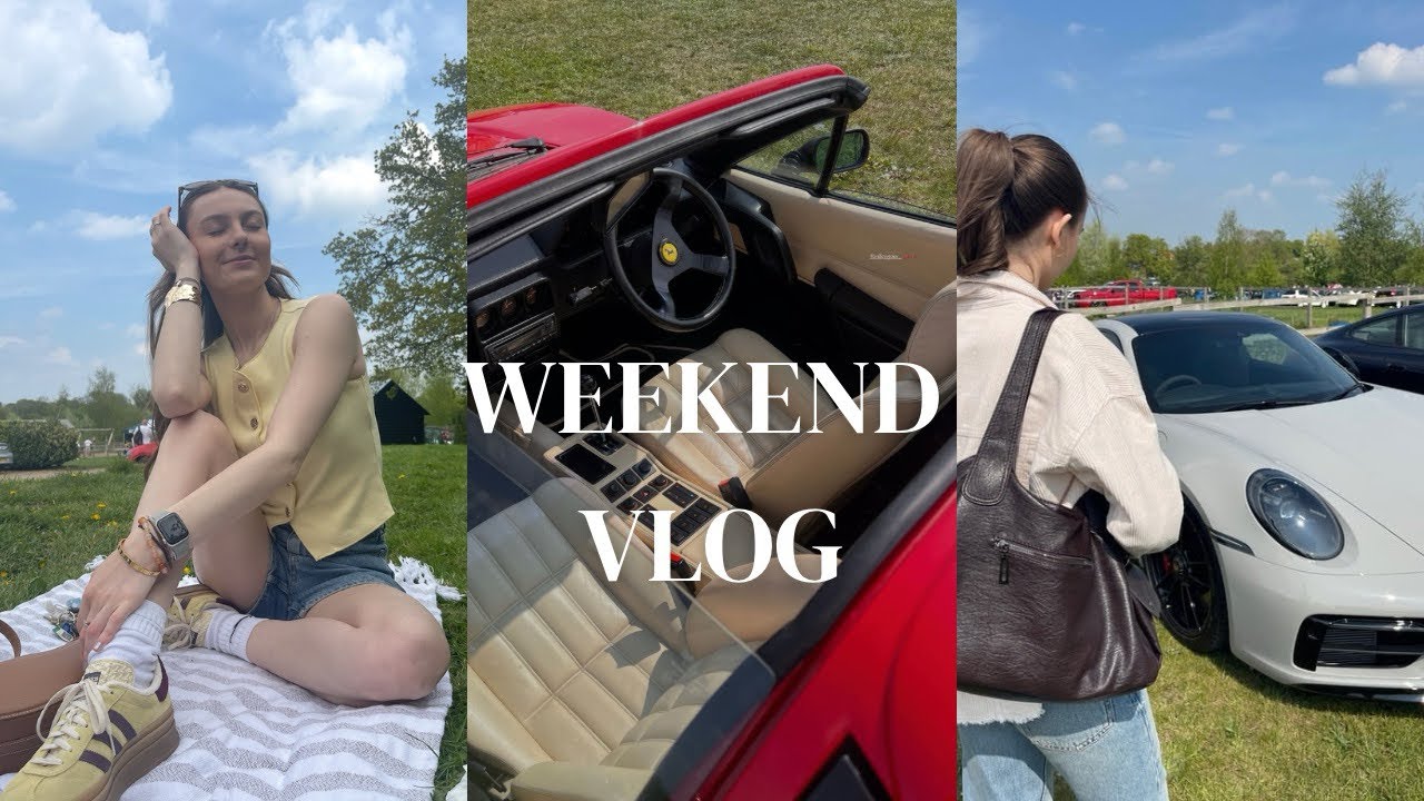 Weekend VLOG | going to a car show with my sister | Ella Wynn