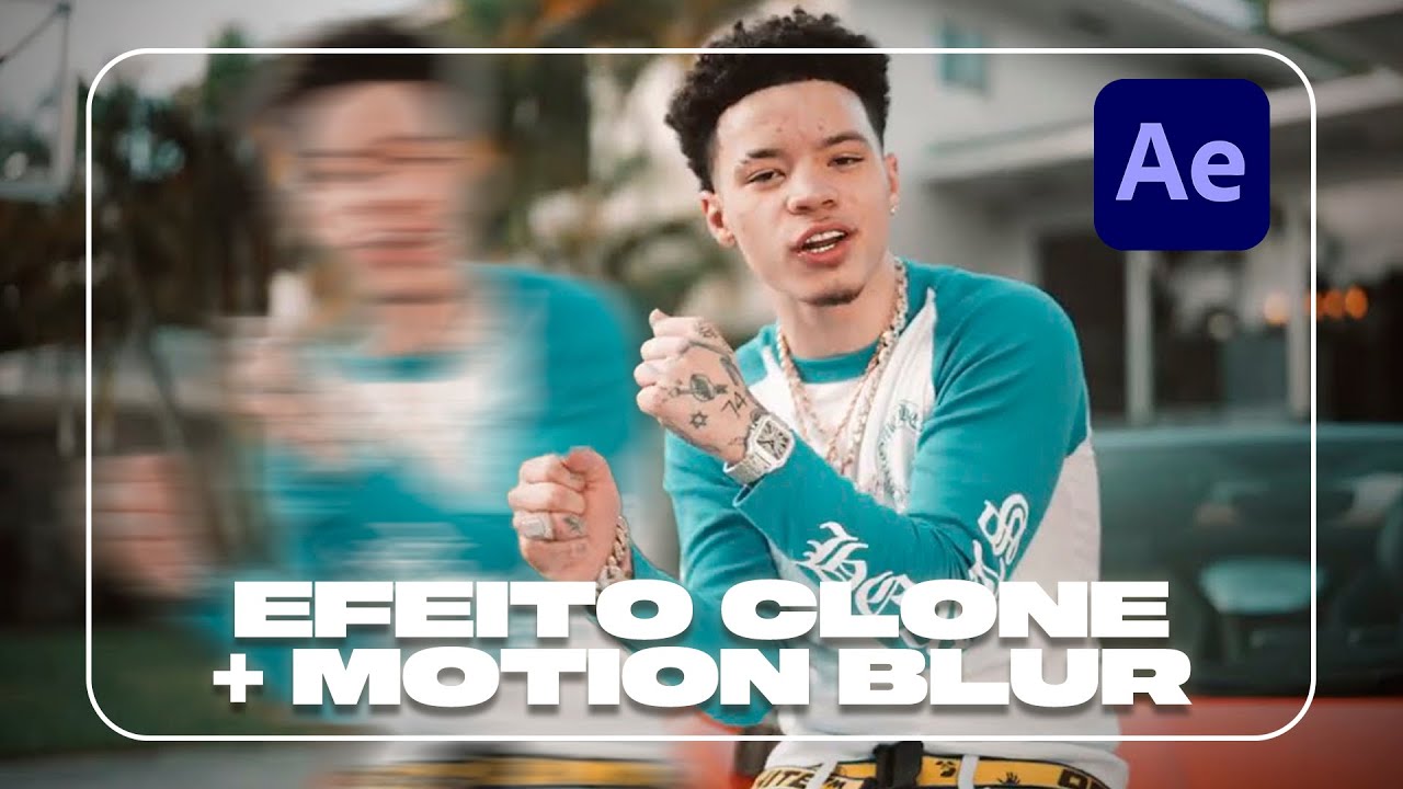 Efeito Clone + Motion blur no After effects