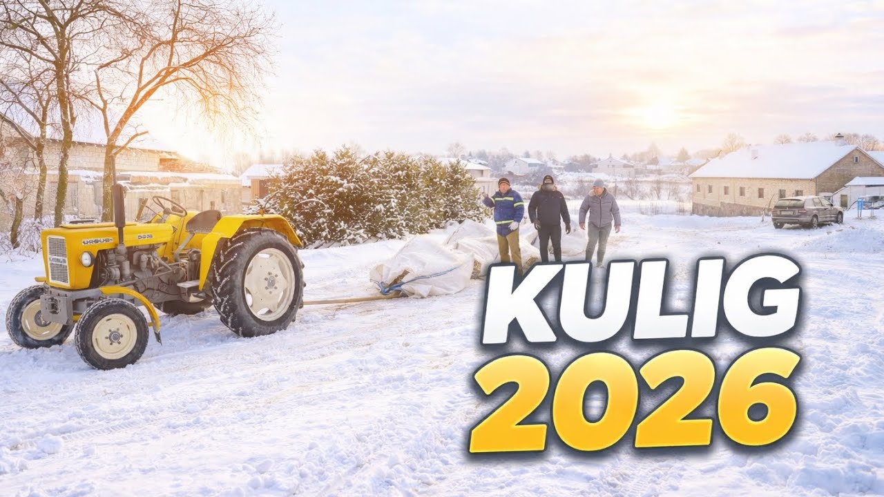 ROBIMY KULIG | PRZECIĄGANIE C330 NA ŚNIEGU