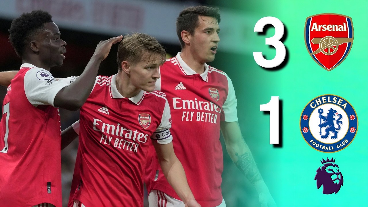 Arsenal vs Chelsea 3-1 | Premier League 2022/23 Extended Highlights