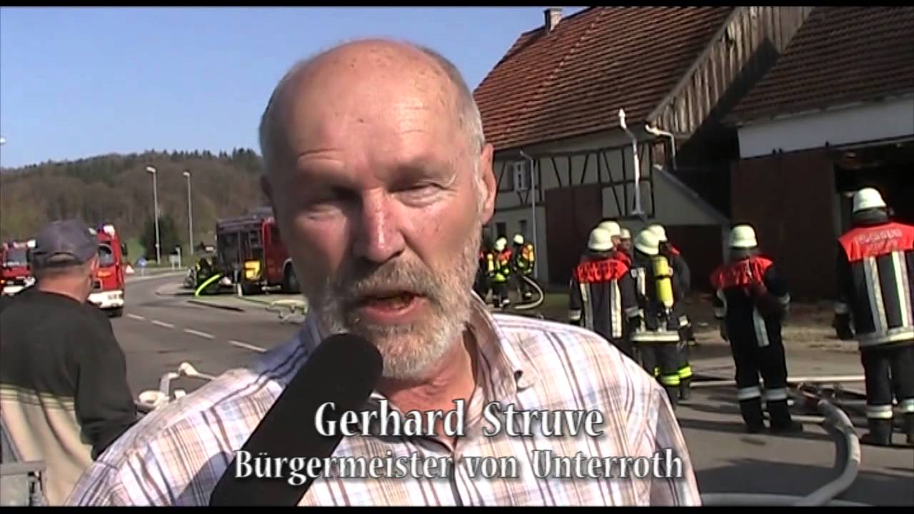 Brand in Unterroth