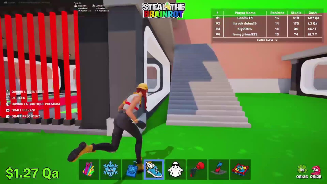 🔴Live Fortnite steel the brainrot venez traid!