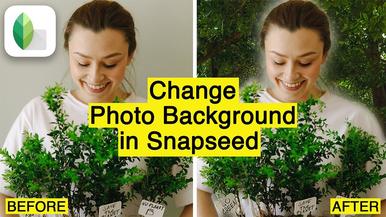 How to Change Photo Background Using Snapseed! [2023]