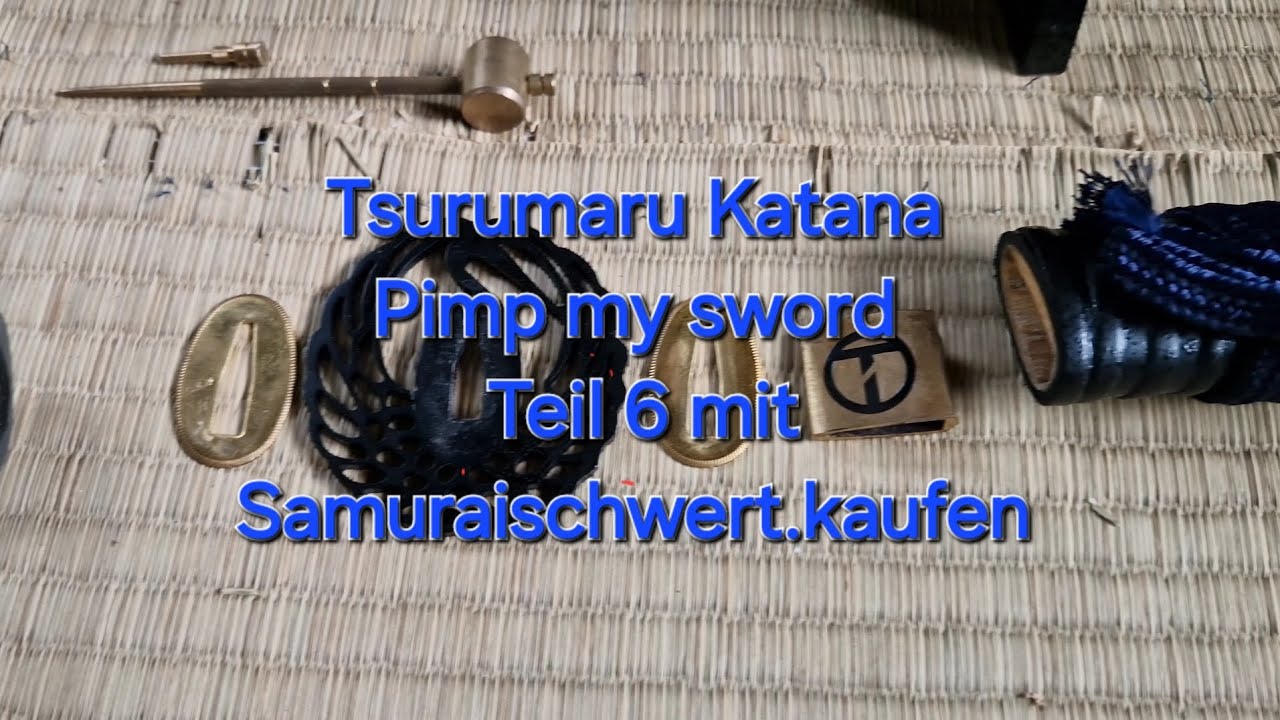 Pimp my sword @Samuraischwertkaufen Teil 6 Hazuya politur Tsurumaru Katana T10 Maru Kitae
