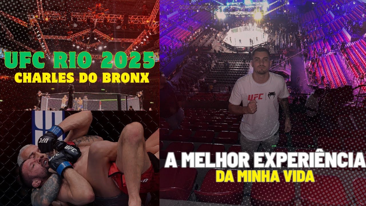 O CAMPEÃO VOLTOU! CHARLES DO BRONX BRILHA NO UFC RIO - VLOG UFC