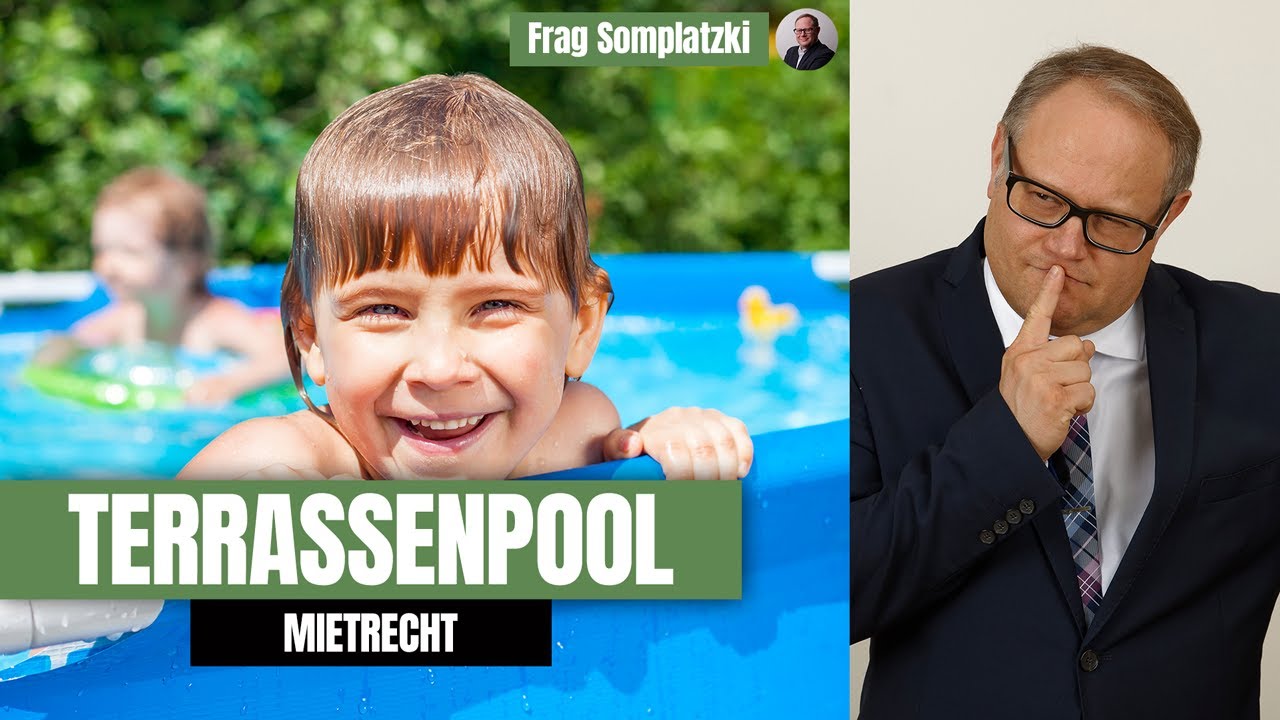 Planschbecken auf der Terrasse: Zustimmung vom Vermieter nötig? | Frag Somplatzki!