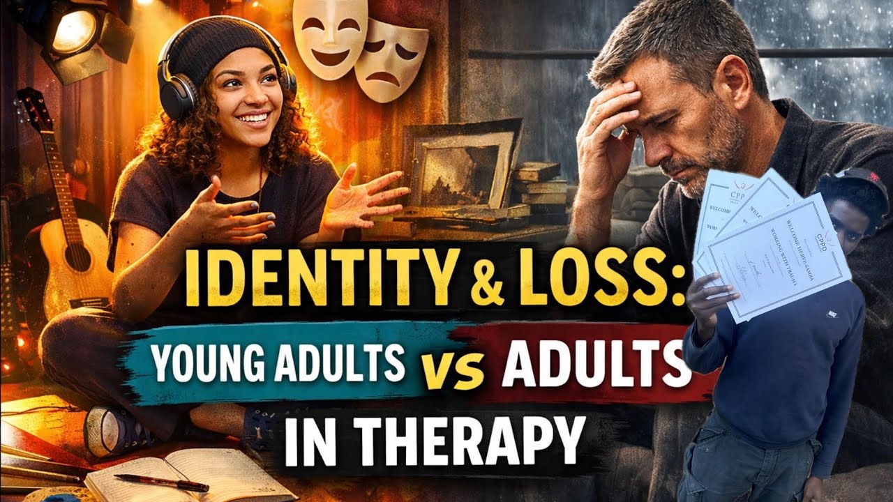 Therapeutic Talk: Identity, Loss & Becoming – Adults vs Young Adults in Therapy. #talkingtherapy