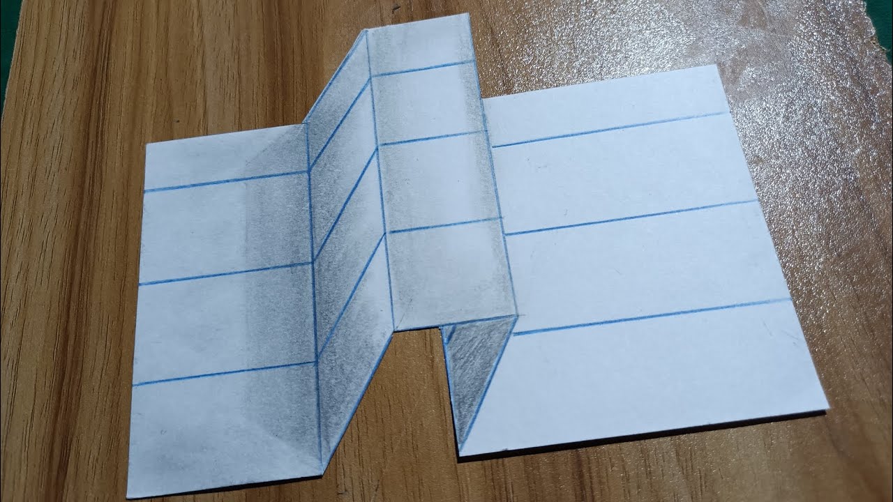 Easy 3d drawing for beginners/ easy basic 3d drawing tutorial