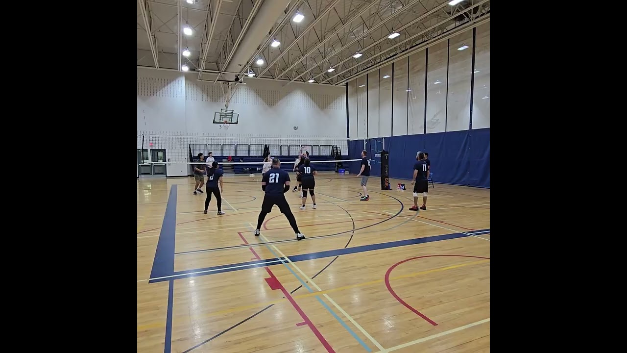 Volleyball game 🏐 Second set. Mixed Impact vs On call for the Ball
