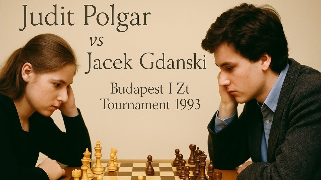 Judit Polgar vs Jacek Gdanski ◉ Budapest I  Zt Tournament 1993 | Brilliant 78-Move Win
