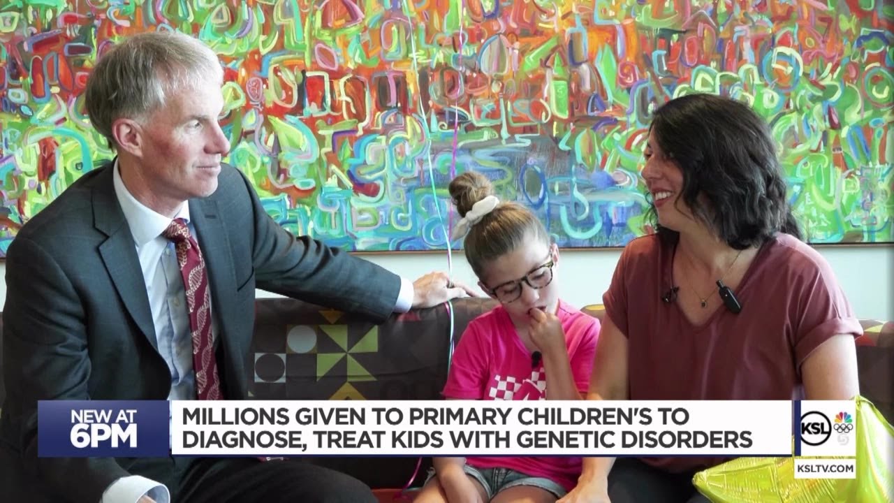 Millions given to Primary Children's to diagnose, treat kids with genetic disorders
