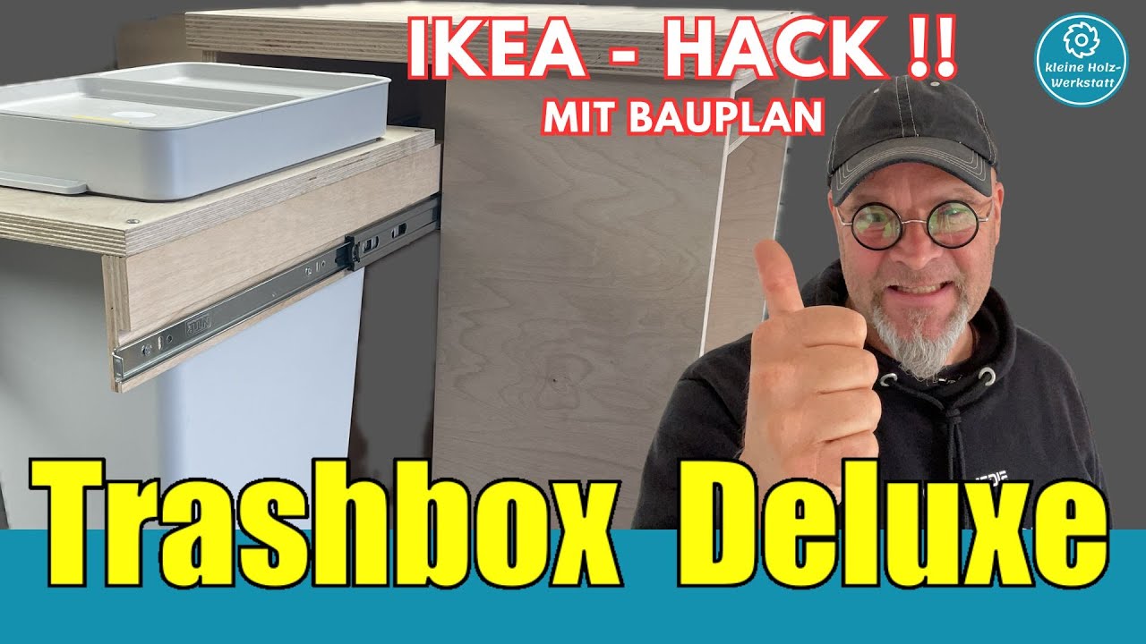 IKEA-Hack mit Bauplan⏐wenig Platz und doch viel verstaut⏐kleine holzwerkstatt
