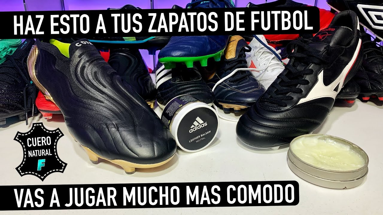 HAZ ESTO A TUS ZAPATOS DE FÚTBOL CON UPPER DE CUERO NATURAL