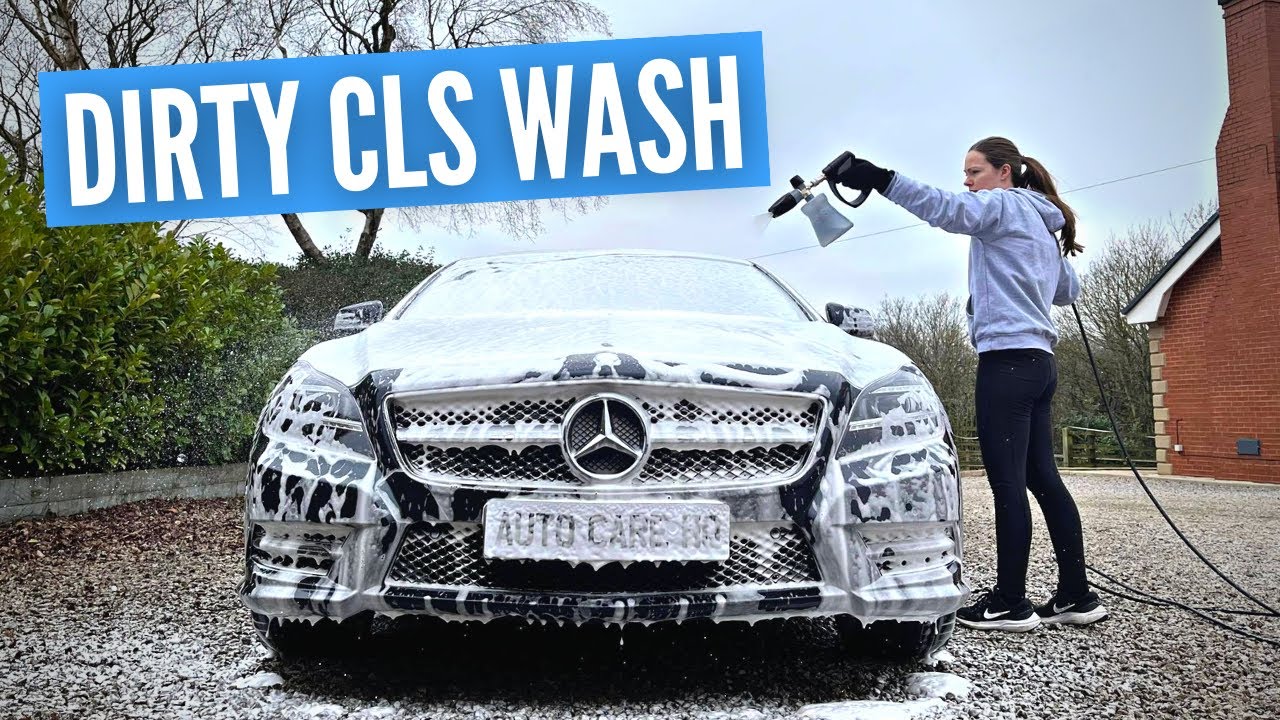 Грязный Mercedes-Benz CLS | Мойка и защита кузова