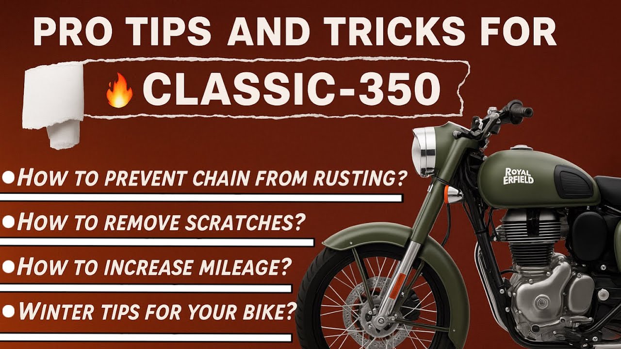 ПРОФЕССИОНАЛЬНЫЕ СОВЕТЫ И ХИТРОСТИ для Royal Enfield Classic 350 🔥 | Увеличьте пробег, предотврат...