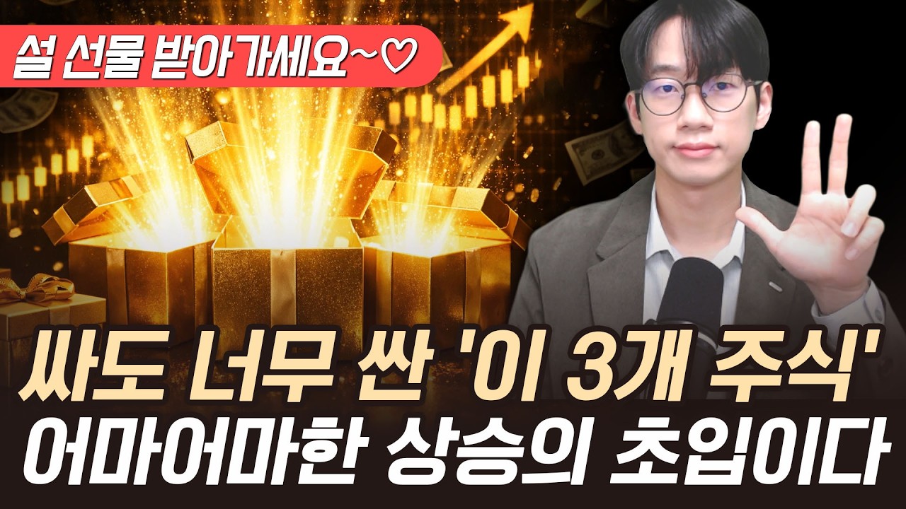 “싸도 너무 싸요” 26년 새로운 주도주 ‘이 3개 주식’ 바닥에서 외국인이 쓸어담는다 (저평가 주식, 주도주 대장주)