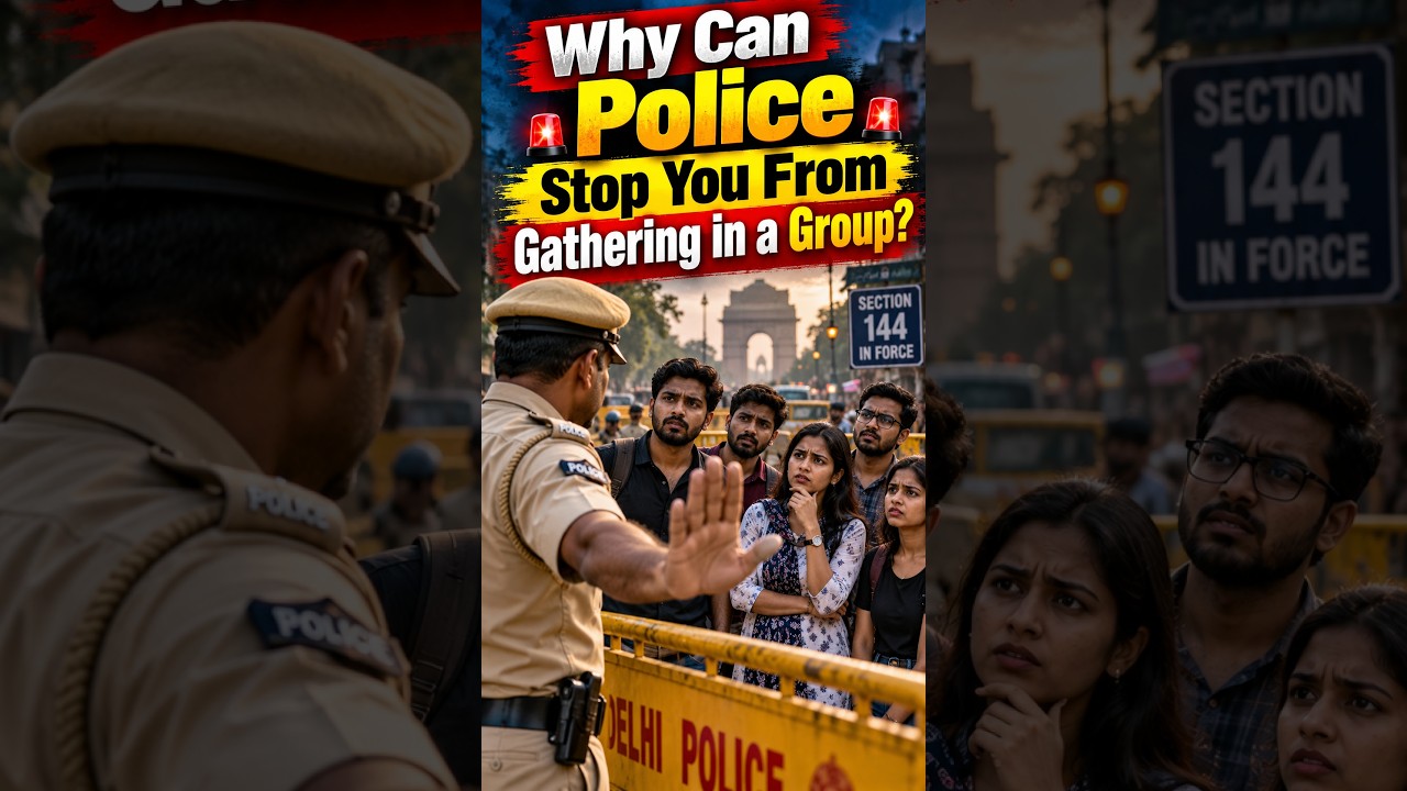 Why Can Police Stop You From Gathering in a Group? Section 163 Explained!  #PW #Police