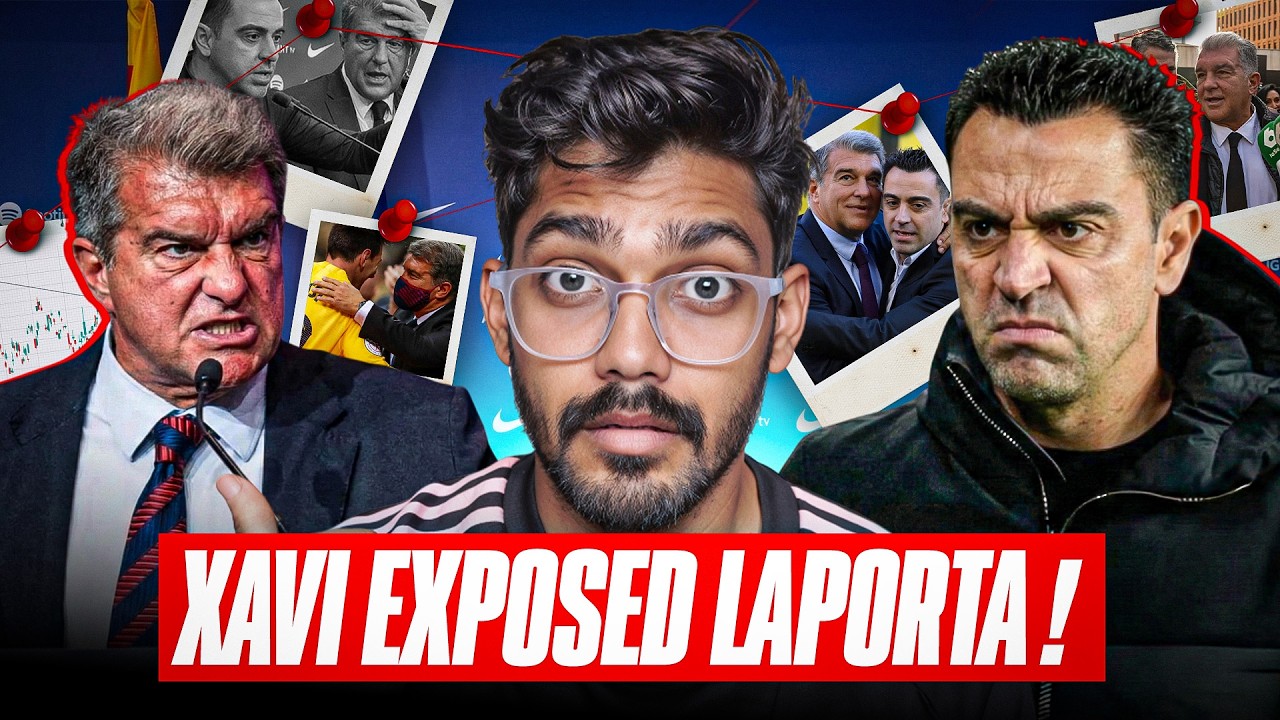 XAVI vs LAPORTA Interview FULL Analysis  ! ( Xavi on Messi Leaving, Laporta Betrayal and More )