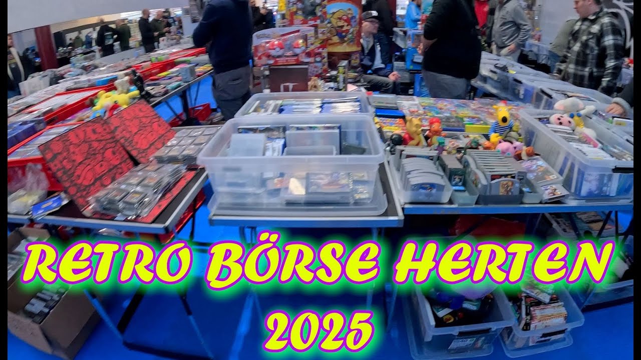 RETRO BÖRSE HERTEN - Musik und lustiges :-) #retro #playstation #love #viral #gaming #sega #xbox