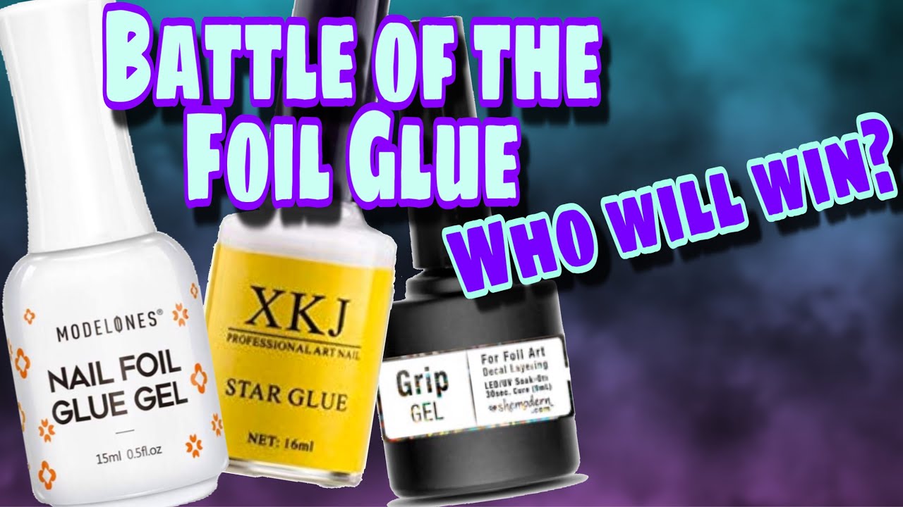BATTLE OF THE FOIL TRANSFER GLUES - 3 Types - WHO WILL WIN? 🤔⁉ | How to Apply Nail Transfer Foils