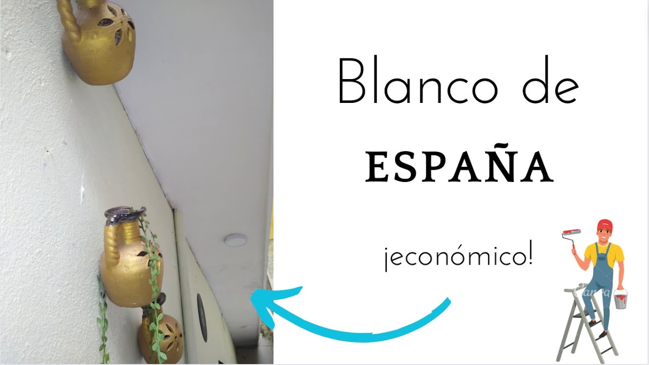 PINTA CON 35 PESOS MXN - ¡BLANCO DE ESPAÑA! para exteriores e interiores