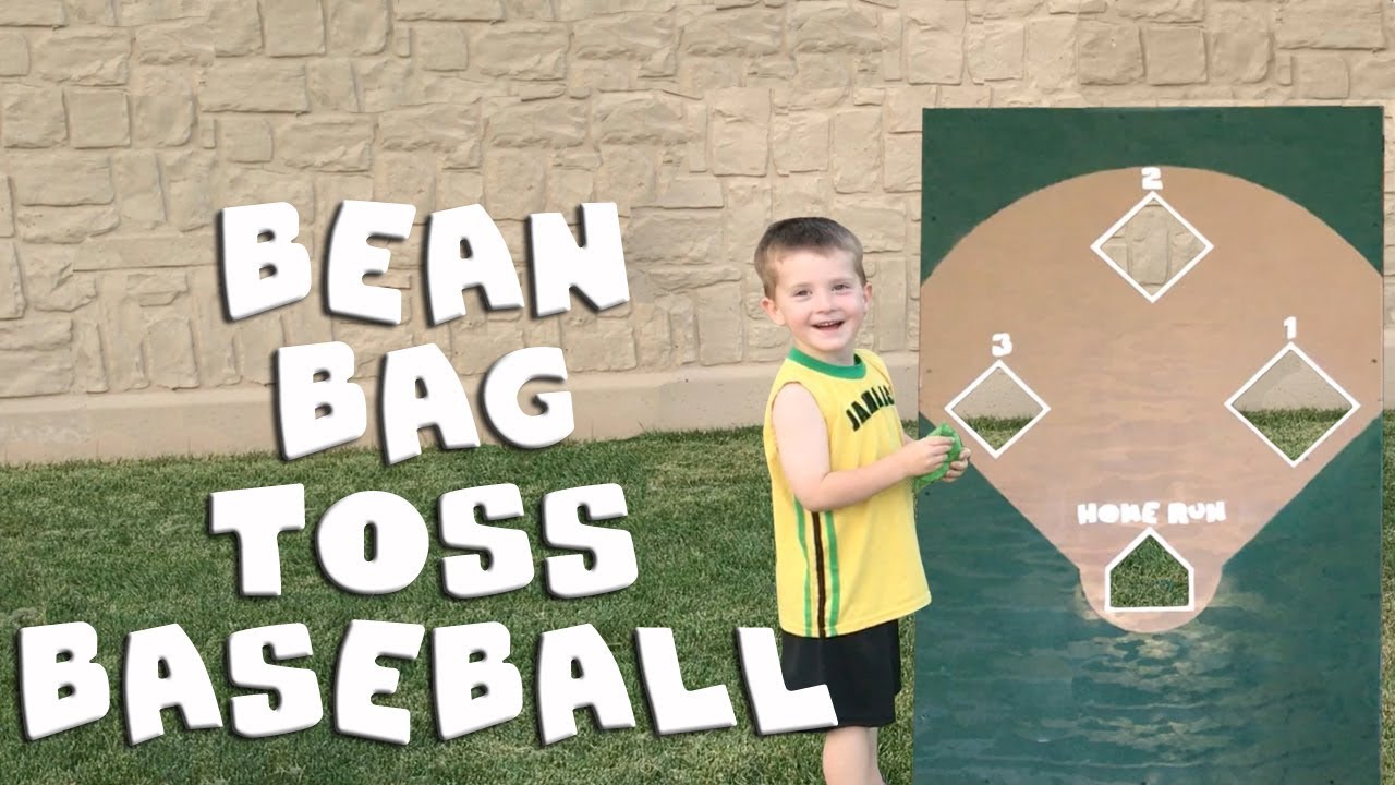 Make Your Own Bean Bag Toss Baseball Game!