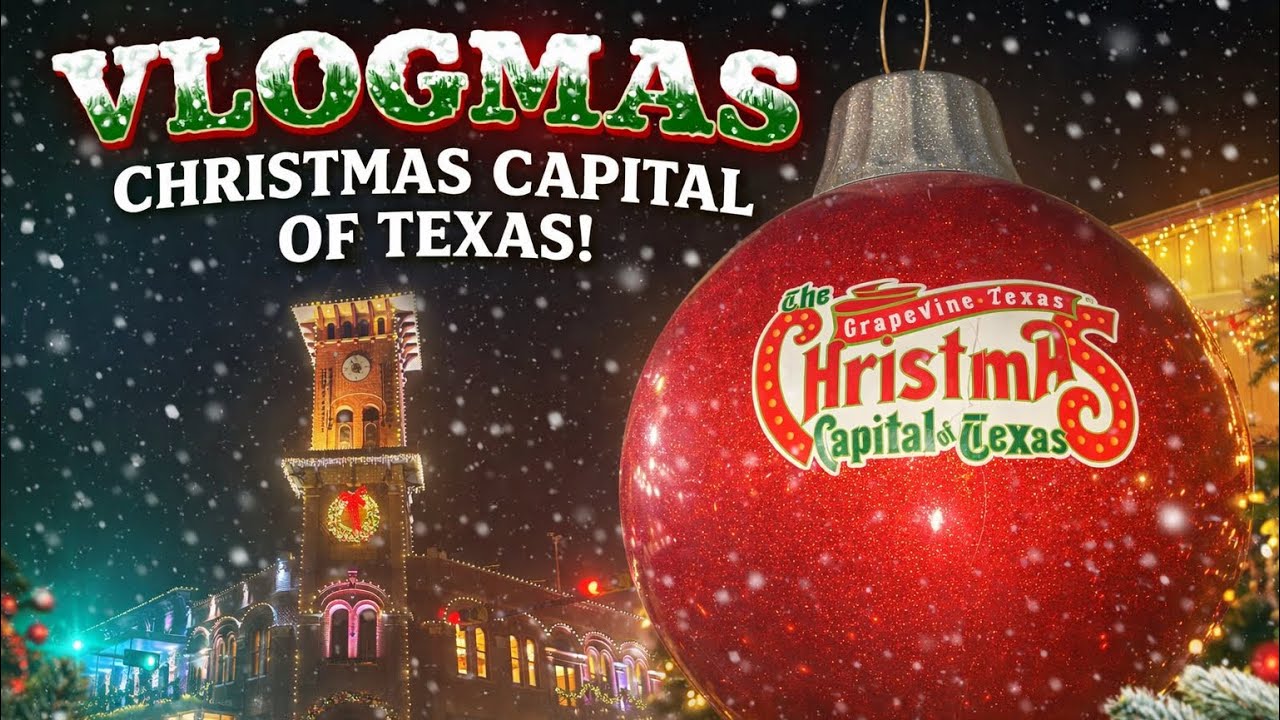 We Visited the Christmas Capital of Texas 🎄✨ | Vlogmas Day 19