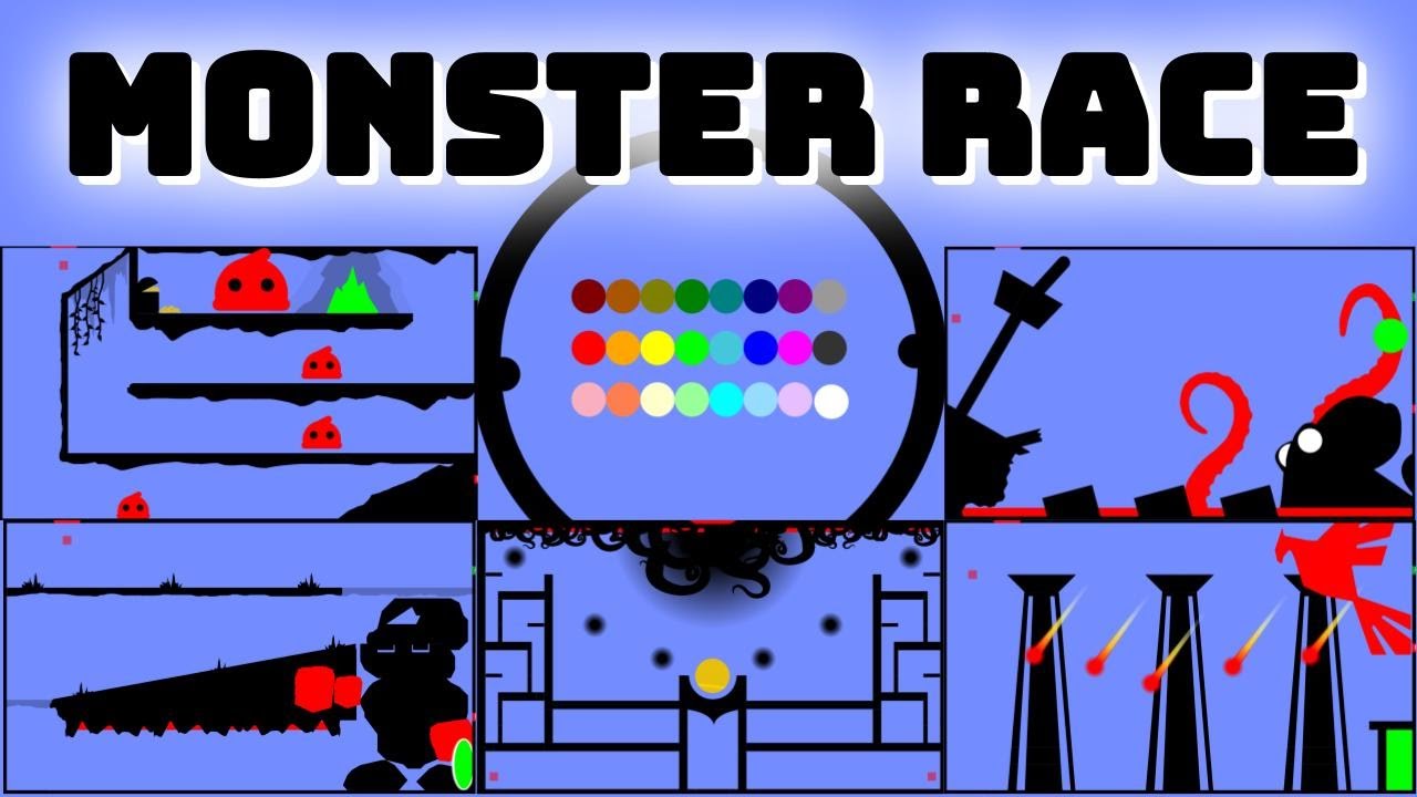 24 Marble Race EP. 28: Monster Race (by Algodoo)