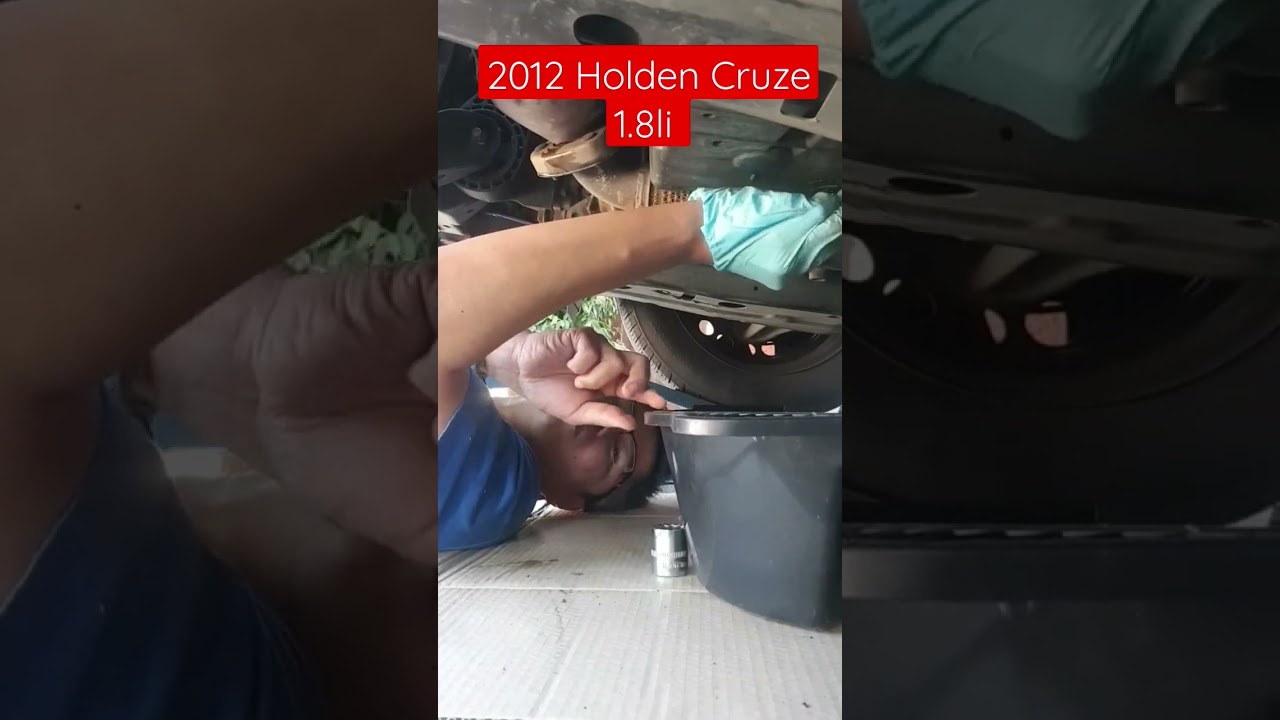 Holden Chevy Cruze Easy DIY Oil & Oil Filter Change #howto #australia #service #maintenance #petrol
