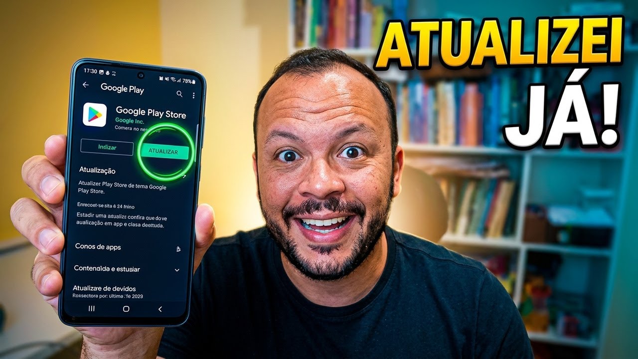 Como Atualizar a Google Play Store no Celular Samsung Passo a Passo