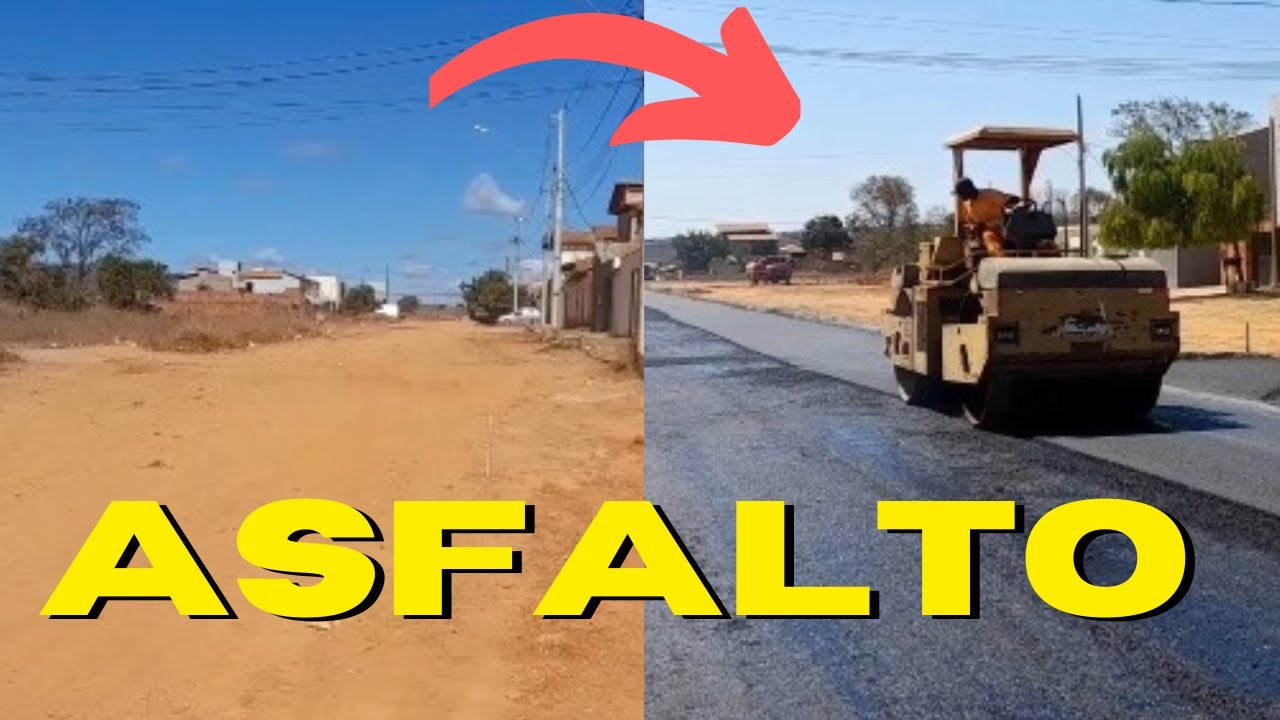 Como se faz o asfalto da rua   #borav&ecirc;   #asfalto