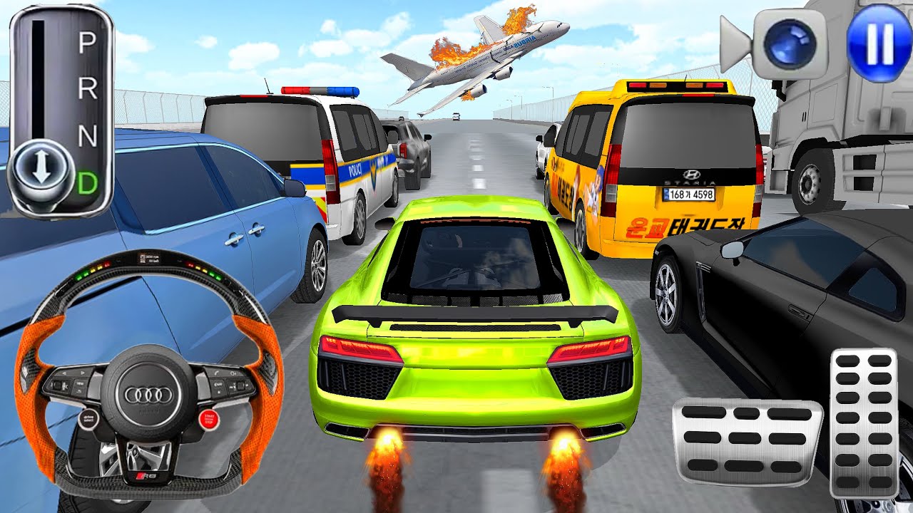 Toady I driving new Audi supercar in straight road - 3d car driving class 2026 - android ios games 
